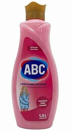 Гель для стирки АВС 1,5л для деликатного Турция
