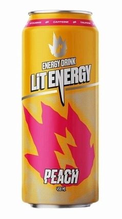Тониз напиток Лит энерджи 0,45л персик-манго ж/б