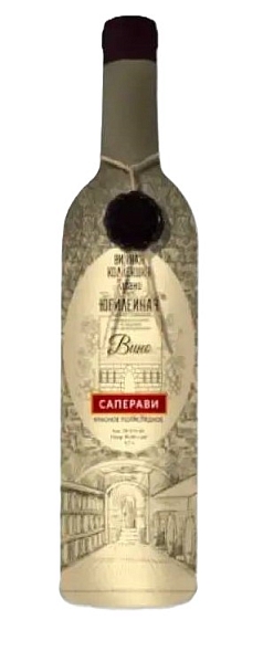 Вино Юбилейная Саперави 0,7л 12% кр п/сл Россия