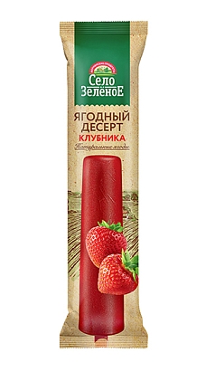 Фрукт лед Село Зеленое 50г клубника