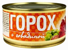 Горох Рузком 325г с говядиной