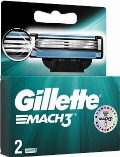 Кассеты Жиллетт Мак3 2шт
