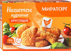 Наггетсы Мираторг 250-300г хрустящие