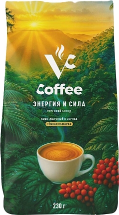 Кофе ВиСи утренний бленд 230г зерно