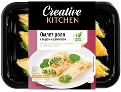 Омлет-ролл сыр/шпинат 165г Корона Фуд