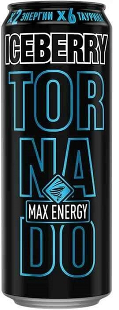 Тониз напиток Торнадо 0,45л энерджи айсберри ж/б