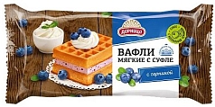 Вафли Дарница 122г мягкие черника