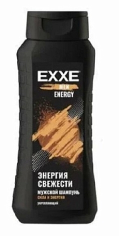 Шампунь для волос Эксе мужской 400мл сила и энергия