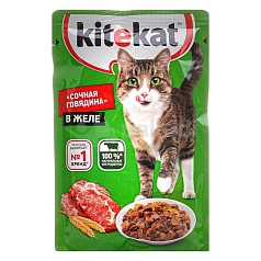 Корм Китекат 85г желе говядина