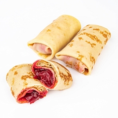 Блинчики Фабрика Качества 500г творог/клубника