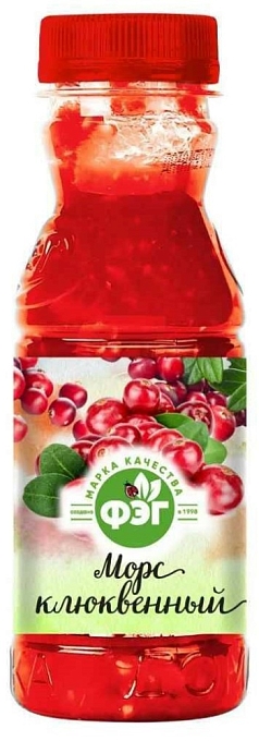 Морс ФЭГ  0,4л  клюква