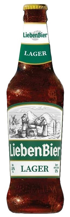 Пиво Липецкое ЛибенБир Лагер 0,45л 4% светлое ст