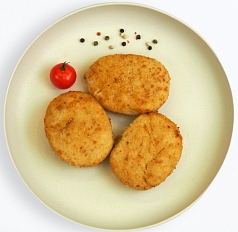 Биточки Куриные жареные 