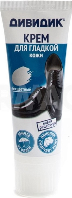 Крем для обуви Дивидик 75мл бесцветный