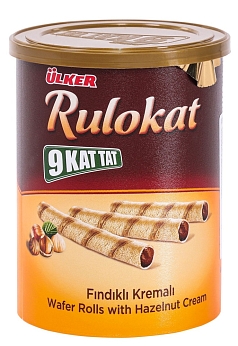 Вафли трубочки Улкер 170г фундук