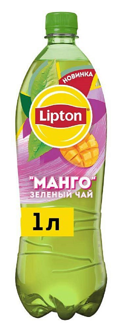 Чай Липтон 1л зеленый манго
