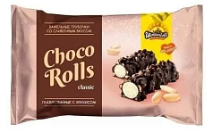 Вафли трубочки Шоколадово 160г классик