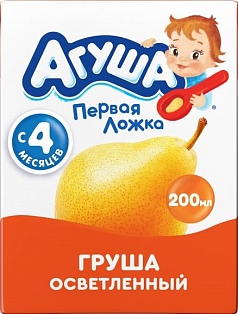 Сок Агуша 200мл груша