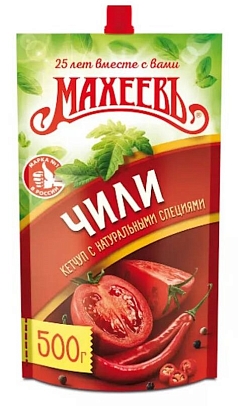 Кетчуп Махеевъ 500г чили