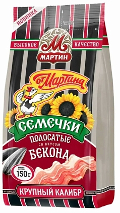 Семечки От Мартина 150г бекон