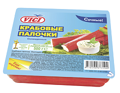 Крабовые палочки Вичи 500г охл