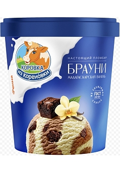 Мороженое КизК 300г брауни