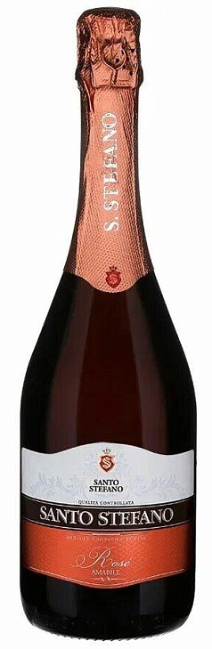 Сидр Санто Стефано 0,75л 7% роз  п/сл