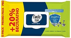 Салфетки влажные Эмили стайл 120шт антибактериальные