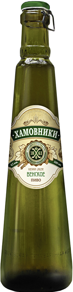Пиво Хамовники 0,45л 4,5% венское ст
