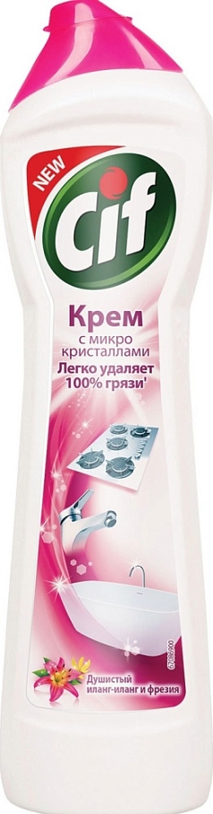 Средство чистящее Сиф розовая свежесть крем 500мл