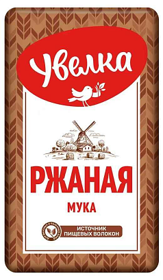 Мука Увелка  в/с 2кг ржаная