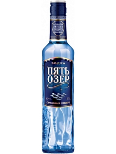 Водка Пять озер 0,5л 40% 
