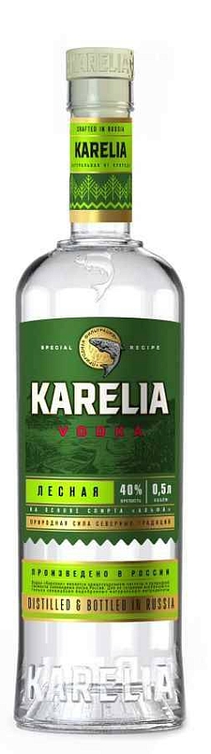 Водка Карелия 0,5л 40% лесная