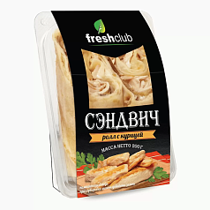 Сэндвич-ролл Курица 200г ФрешКлаб