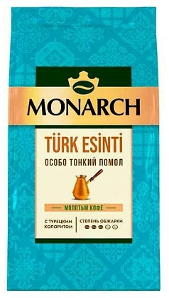 Кофе Якобс Монарх 90г м/у турецкий бриз молотый