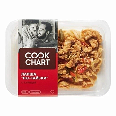 Лапша по-Тайски с курицей 200г Кук Чат