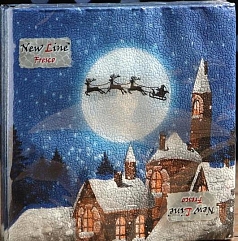 Салфетки Фреско 1/20шт Новогодния сказка