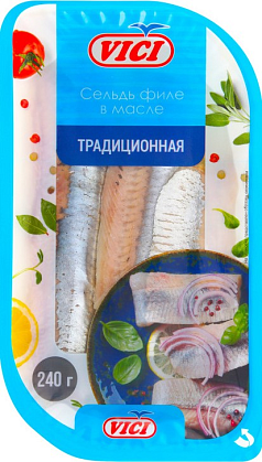 Сельдь Вичи 240г филе традиционное