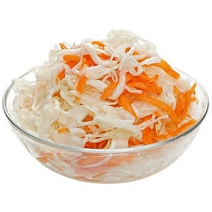 Капуста квашеная с морковью ГОСТ 1кг ФЭГ