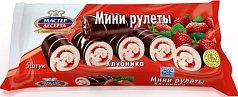 Рулет мини Мастер Десерта 175г клубника
