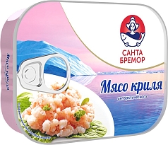 Мясо криля Санта Бремор 100г ж/б в заливке