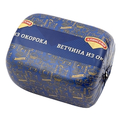 Ветчина из свиного окорока п/а 1кг Клин