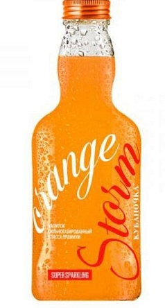 Напиток газ Кубаночка шторм 0,25л оранж