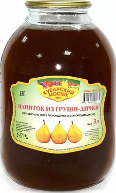 Напиток Кубанский мостик 3л груша-дичка
