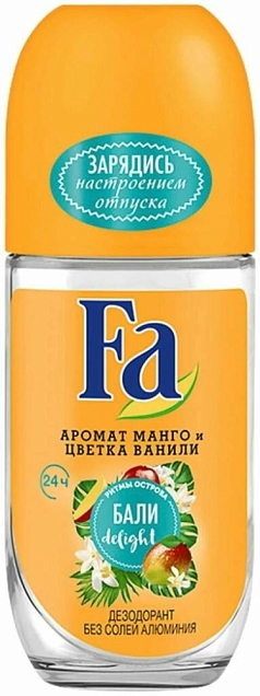 Дезодорант женский Фа ролик 50мл Бали