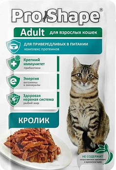 Корм Прошейп 75г кролик  в соусе