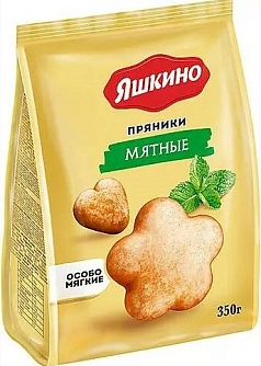 Пряники Яшкино 350г мятные 