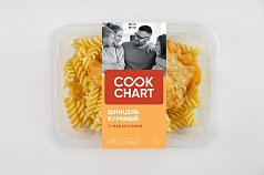 Шницель куриный с макаронами 200г Кук Чат