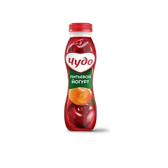 Йогурт Чудо пит 1,9% 260г вишня/черешня БЗМЖ