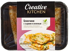 Блинчики с сыром и зеленью 170г Корона Фуд